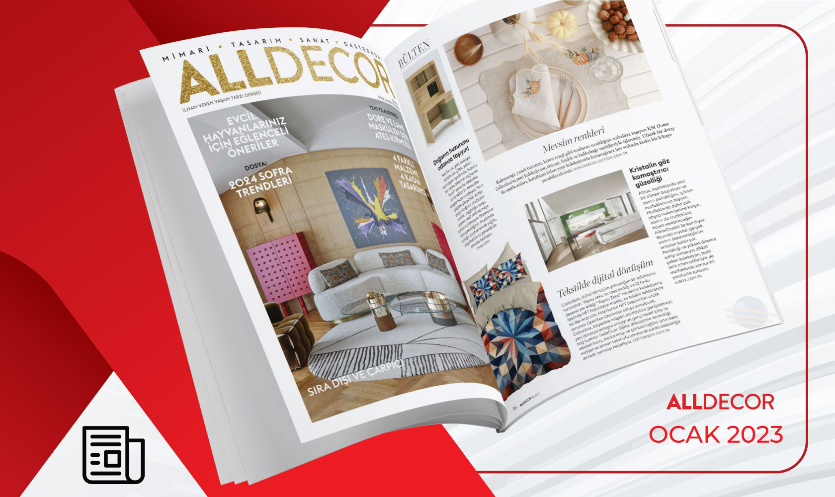 ALLDECOR OCAK 2024 Albox To Feel Special   2023 Alldecorekim Magazine 